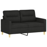 Casa si Gradina - Mobilier - Seturi de mobilier - Seturi living - Set de canapele cu perne, 4 piese, negru, material textil - Infinity.ro