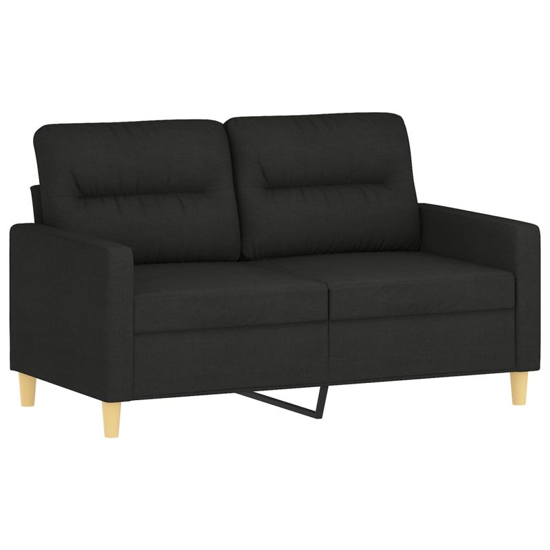 Casa si Gradina - Mobilier - Seturi de mobilier - Seturi living - Set de canapele cu perne, 4 piese, negru, material textil - Infinity.ro