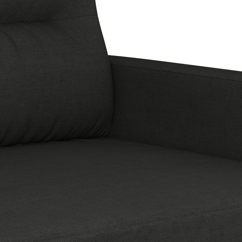 Casa si Gradina - Mobilier - Seturi de mobilier - Seturi living - Set de canapele cu perne, 4 piese, negru, material textil - Infinity.ro