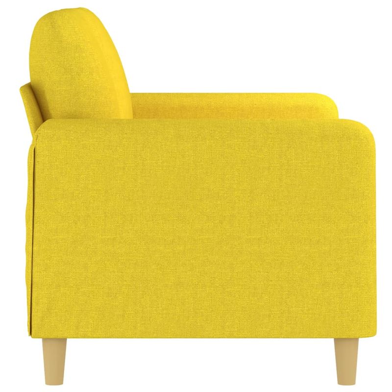 Casa si Gradina - Mobilier - Canapele si coltare - Canapele - Canapea cu 2 locuri, galben deschis, 120 cm, material textil - Infinity.ro