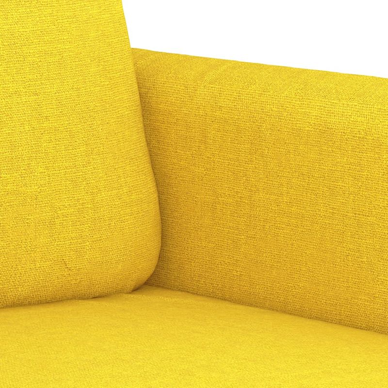 Casa si Gradina - Mobilier - Canapele si coltare - Canapele - Canapea cu 2 locuri, galben deschis, 120 cm, material textil - Infinity.ro