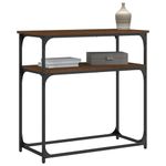 Casa si Gradina - Mobilier - Comode si corpuri - Console - Masa consola, stejar maro, 75x35,5x75 cm, lemn prelucrat - Infinity.ro