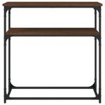 Casa si Gradina - Mobilier - Comode si corpuri - Console - Masa consola, stejar maro, 75x35,5x75 cm, lemn prelucrat - Infinity.ro