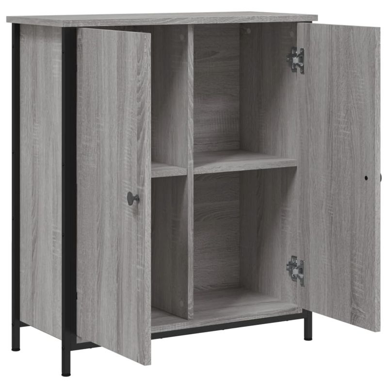 Casa si Gradina - Mobilier - Comode si corpuri - Comode - Servanta, gri sonoma, 70x30x80 cm, lemn prelucrat - Infinity.ro