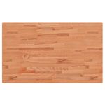 Casa si Gradina - Mobilier - Feronerie si accesorii mobila - Blat de masa 100x60x1,5 cm dreptunghiular, lemn masiv de fag, maro - Infinity.ro