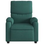 Ingrijire personala si Cosmetice - Sanatate si wellness - Articole wellness - Fotolii de masaj - Fotoliu de masaj rabatabil, verde inchis, material textil - Infinity.ro