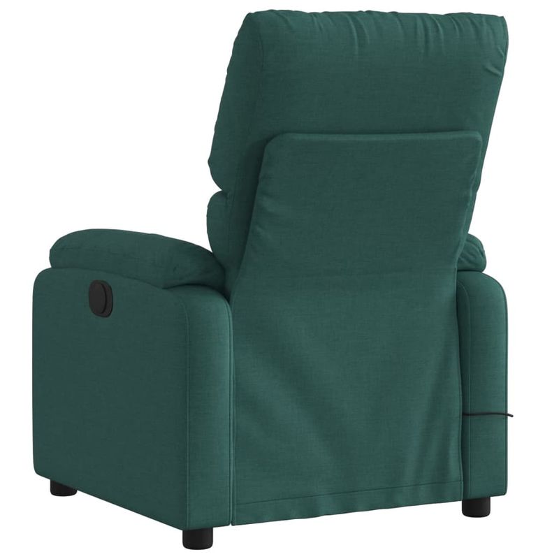 Ingrijire personala si Cosmetice - Sanatate si wellness - Articole wellness - Fotolii de masaj - Fotoliu de masaj rabatabil, verde inchis, material textil - Infinity.ro