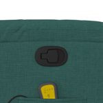 Ingrijire personala si Cosmetice - Sanatate si wellness - Articole wellness - Fotolii de masaj - Fotoliu de masaj rabatabil, verde inchis, material textil - Infinity.ro