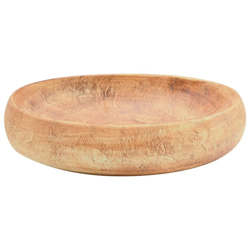 Casa si Gradina - Sanitare - Lavoar baie si accesorii - Lavoare si piedestale - Lavoar de blat, maro deschis, 59x40x15 cm, ceramica, oval - Infinity.ro