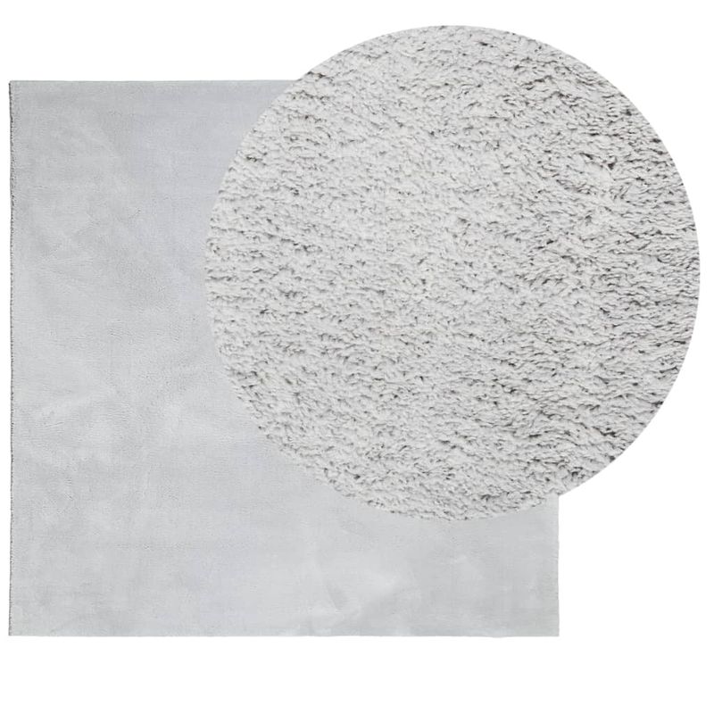 Casa si Gradina - Textile si covoare - Covoare - Covoare casa - Covor HUARTE, fir scurt, moale si lavabil, gri, 200x200 cm - Infinity.ro