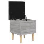 Casa si Gradina - Mobilier - Canapele si coltare - Banchete - Banca de depozitare, gri sonoma, 42x42x46 cm, lemn prelucrat - Infinity.ro
