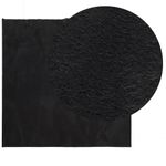 Casa si Gradina - Textile si covoare - Covoare - Covoare casa - Covor HUARTE, fir scurt, moale si lavabil, negru, 200x200 cm - Infinity.ro