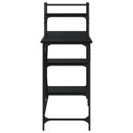 Casa si Gradina - Mobilier - Mese si birouri - Birouri - Birou pentru computer cu rafturi negru 120x47x109 cm - Infinity.ro