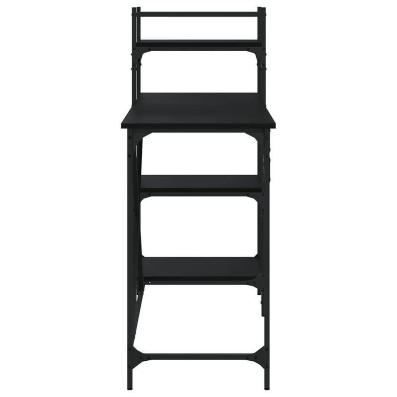 Casa si Gradina - Mobilier - Mese si birouri - Birouri - Birou pentru computer cu rafturi negru 120x47x109 cm - Infinity.ro