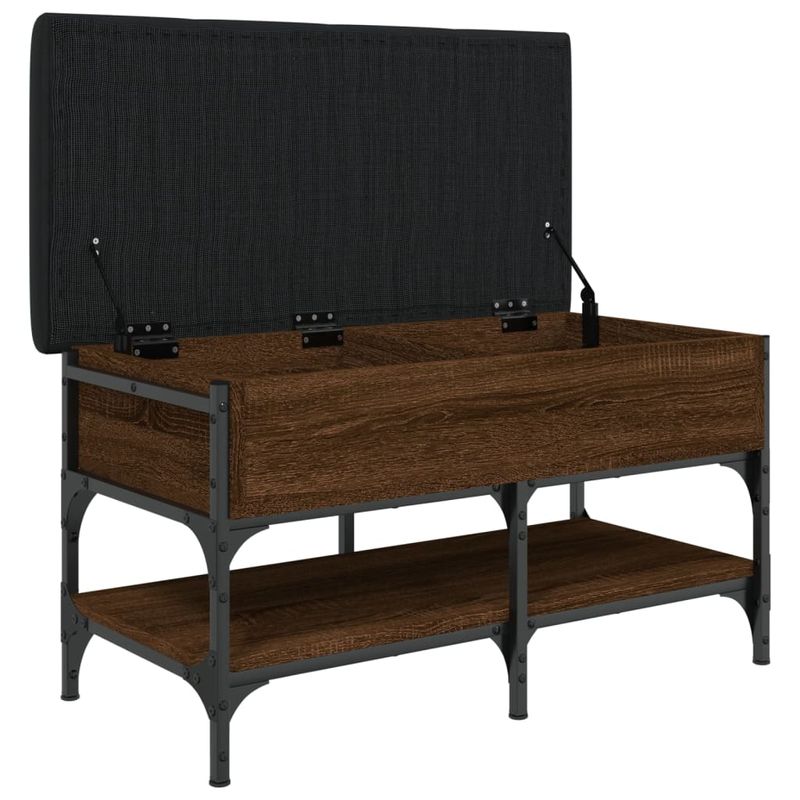 Casa si Gradina - Mobilier - Organizare si depozitare - Bancute - Banca de pantofi, stejar maro, 82x42x45 cm, lemn prelucrat - Infinity.ro