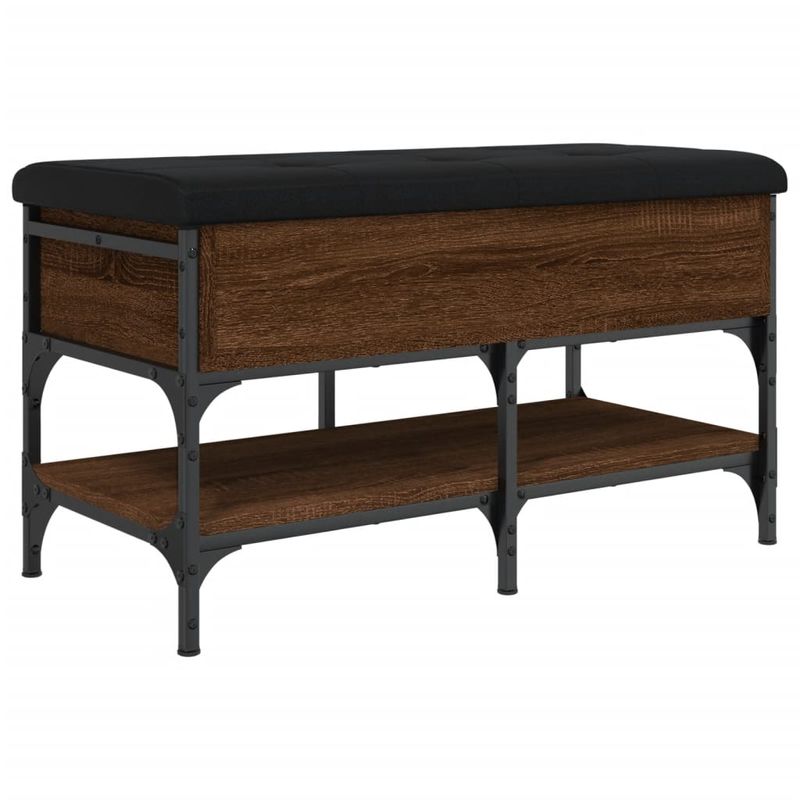 Casa si Gradina - Mobilier - Organizare si depozitare - Bancute - Banca de pantofi, stejar maro, 82x42x45 cm, lemn prelucrat - Infinity.ro