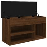 Casa si Gradina - Mobilier - Organizare si depozitare - Bancute - Banca de pantofi, stejar maro, 82x32x45,5 cm, lemn prelucrat - Infinity.ro