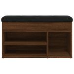 Casa si Gradina - Mobilier - Organizare si depozitare - Bancute - Banca de pantofi, stejar maro, 82x32x45,5 cm, lemn prelucrat - Infinity.ro