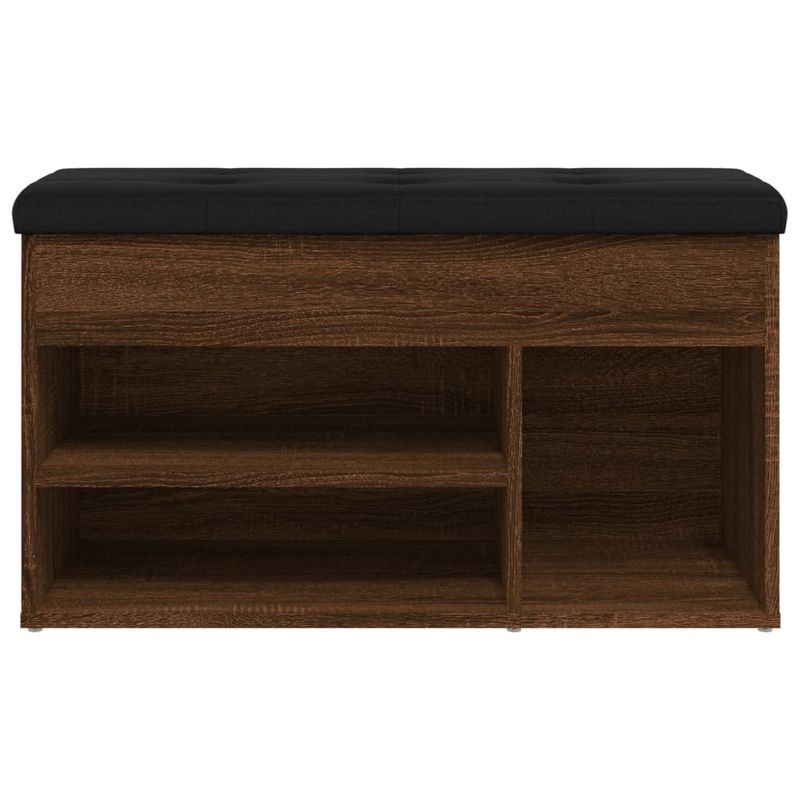 Casa si Gradina - Mobilier - Organizare si depozitare - Bancute - Banca de pantofi, stejar maro, 82x32x45,5 cm, lemn prelucrat - Infinity.ro
