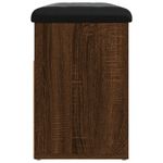 Casa si Gradina - Mobilier - Organizare si depozitare - Bancute - Banca de pantofi, stejar maro, 82x32x45,5 cm, lemn prelucrat - Infinity.ro