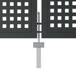 Casa si Gradina - Constructii - Usi interior, exterior si garaj - Usi garaj - Poarta pentru gradina, antracit, 300x125 cm, otel - Infinity.ro