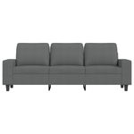 Casa si Gradina - Mobilier - Canapele si coltare - Canapele - Canapea cu 3 locuri, gri inchis, 180 cm, material textil - Infinity.ro
