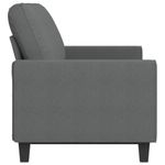 Casa si Gradina - Mobilier - Canapele si coltare - Canapele - Canapea cu 3 locuri, gri inchis, 180 cm, material textil - Infinity.ro