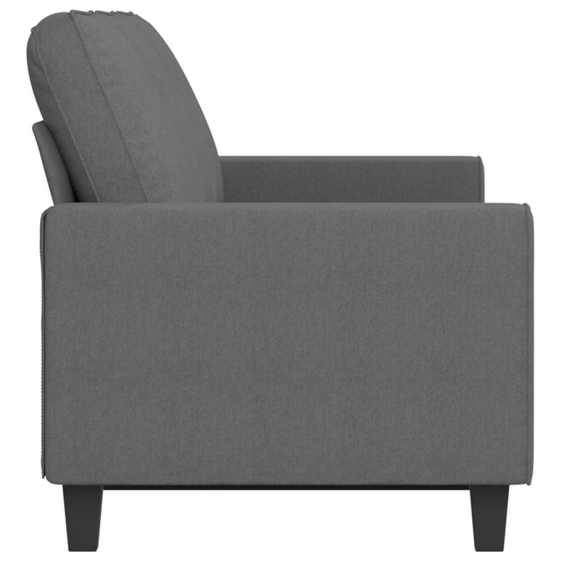 Casa si Gradina - Mobilier - Canapele si coltare - Canapele - Canapea cu 3 locuri, gri inchis, 180 cm, material textil - Infinity.ro