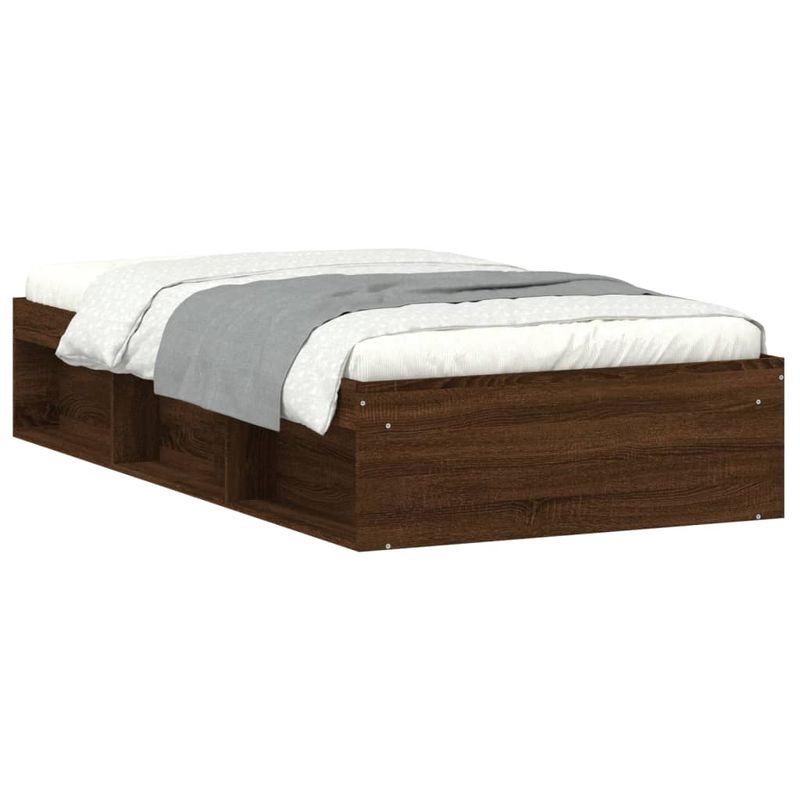 Casa si Gradina - Mobilier - Paturi si accesorii - Paturi - Cadru pat, stejar maro, 90 x 200 cm - Infinity.ro