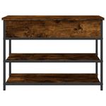 Casa si Gradina - Mobilier - Organizare si depozitare - Bancute - Banca de pantofi, stejar fumuriu, 70x42,5x50 cm, lemn prelucrat - Infinity.ro