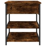 Casa si Gradina - Mobilier - Organizare si depozitare - Bancute - Banca de pantofi, stejar fumuriu, 70x42,5x50 cm, lemn prelucrat - Infinity.ro
