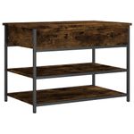 Casa si Gradina - Mobilier - Organizare si depozitare - Bancute - Banca de pantofi, stejar fumuriu, 70x42,5x50 cm, lemn prelucrat - Infinity.ro