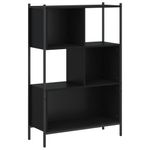 Casa si Gradina - Mobilier - Biblioteci si rafturi - Biblioteci - Biblioteca, negru, 72x28x109 cm, lemn prelucrat - Infinity.ro
