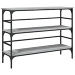 Casa si Gradina - Mobilier - Comode si corpuri - Console - Masuta consola, gri sonoma, 100x32x75 cm, lemn prelucrat - Infinity.ro