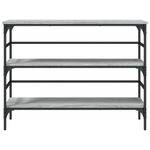 Casa si Gradina - Mobilier - Comode si corpuri - Console - Masuta consola, gri sonoma, 100x32x75 cm, lemn prelucrat - Infinity.ro