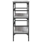 Casa si Gradina - Mobilier - Comode si corpuri - Console - Masuta consola, gri sonoma, 100x32x75 cm, lemn prelucrat - Infinity.ro