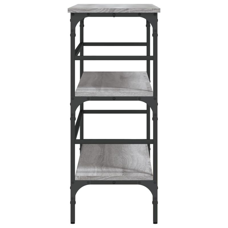 Casa si Gradina - Mobilier - Comode si corpuri - Console - Masuta consola, gri sonoma, 100x32x75 cm, lemn prelucrat - Infinity.ro