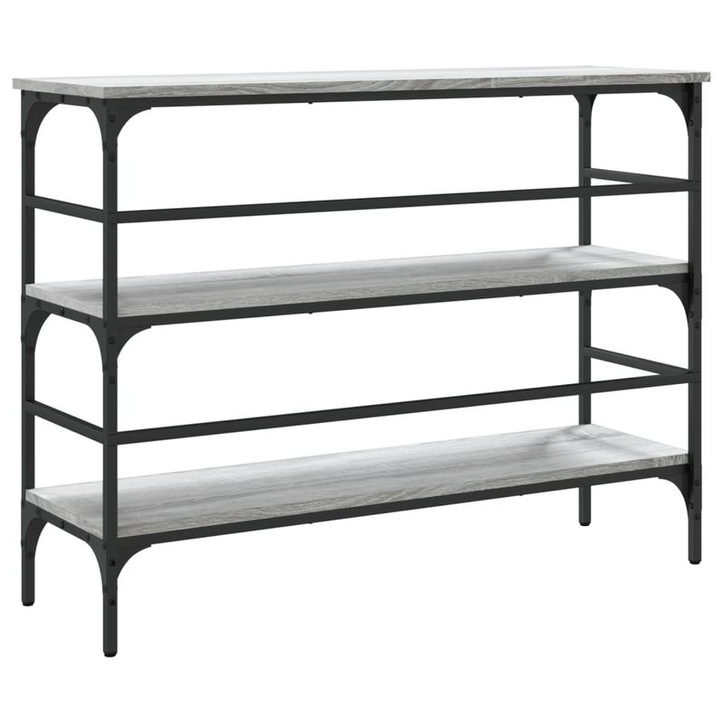 Casa si Gradina - Mobilier - Comode si corpuri - Console - Masuta consola, gri sonoma, 100x32x75 cm, lemn prelucrat - Infinity.ro