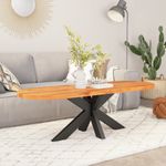 Casa si Gradina - Mobilier - Feronerie si accesorii mobila - Blat de masa oval, 110x40x3,8 cm, lemn masiv de acacia - Infinity.ro