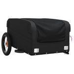 Sport si Outdoor - Ciclism - Accesorii pentru biciclete - Remorci biciclete - Remorca pentru biciclete, negru, 30 kg, fier, mărime 122x52.5x42.5 cm - Infinity.ro