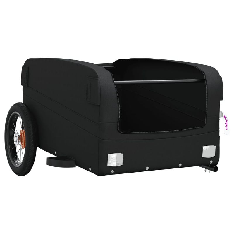 Sport si Outdoor - Ciclism - Accesorii pentru biciclete - Remorci biciclete - Remorca pentru biciclete, negru, 30 kg, fier, mărime 122x52.5x42.5 cm - Infinity.ro