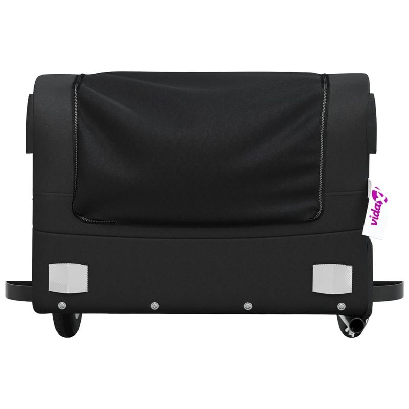 Sport si Outdoor - Ciclism - Accesorii pentru biciclete - Remorci biciclete - Remorca pentru biciclete, negru, 30 kg, fier, mărime 122x52.5x42.5 cm - Infinity.ro