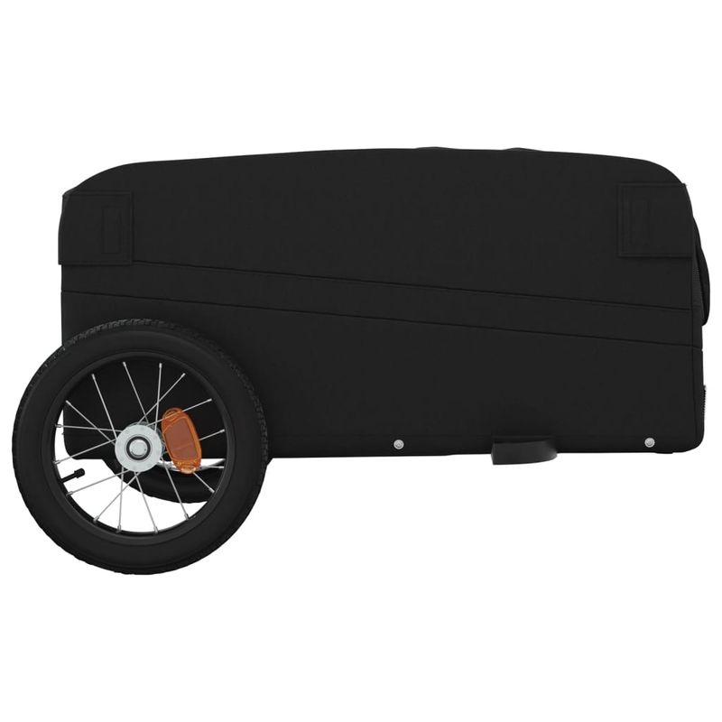 Sport si Outdoor - Ciclism - Accesorii pentru biciclete - Remorci biciclete - Remorca pentru biciclete, negru, 30 kg, fier, mărime 122x52.5x42.5 cm - Infinity.ro