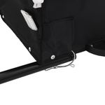 Sport si Outdoor - Ciclism - Accesorii pentru biciclete - Remorci biciclete - Remorca pentru biciclete, negru, 30 kg, fier, mărime 122x52.5x42.5 cm - Infinity.ro