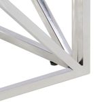 Casa si Gradina - Mobilier - Mese si birouri - Masute de cafea - Masuta de cafea, argintiu, otel inoxidabil si sticla securizata - Infinity.ro