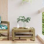 Casa si Gradina - Gradina si terasa - Mobilier exterior - Canapele si fotolii gradina - Taburet de gradina, lemn de pin impregnat - Infinity.ro
