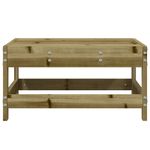 Casa si Gradina - Gradina si terasa - Mobilier exterior - Canapele si fotolii gradina - Taburet de gradina, lemn de pin impregnat - Infinity.ro