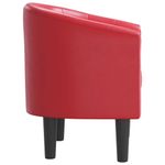 Casa si Gradina - Mobilier - Scaune si fotolii - Fotolii - Fotoliu tip cuva, rosu, piele ecologica - Infinity.ro