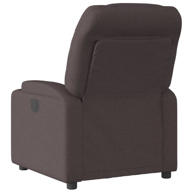 Casa si Gradina - Mobilier - Scaune si fotolii - Fotolii - Fotoliu rabatabil, maro inchis, material textil - Infinity.ro