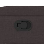Casa si Gradina - Mobilier - Scaune si fotolii - Fotolii - Fotoliu rabatabil, maro inchis, material textil - Infinity.ro